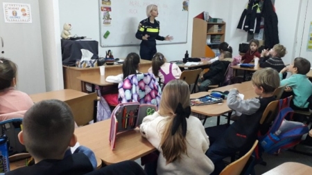 Activitate de prevenire la Școala “Lucian Blaga”