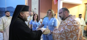 Slujire arhierească la Centrul Rezidențial „Bunul Samarinean” din Coroieni