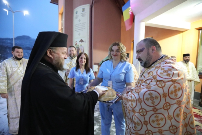 Slujire arhierească la Centrul Rezidențial „Bunul Samarinean” din Coroieni