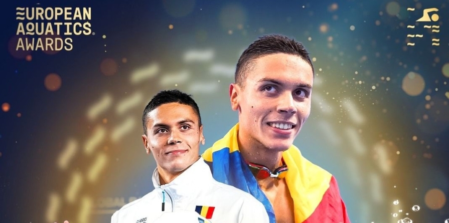 David Popovici, desemnat cel mai bun înotător european în 2025