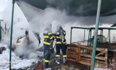 Intervenție a pompierilor în Recea