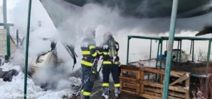 Intervenție a pompierilor în Recea