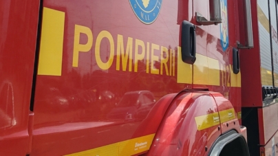 2,5 hectare afectate de un incendiu de vegetație uscată în Rozavlea