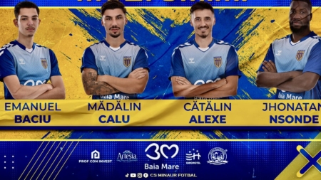 CS Minaur se desparte de patru jucători