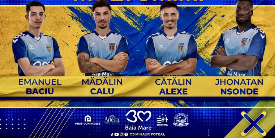 CS Minaur se desparte de patru jucători