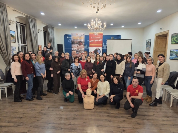„Și profesorii pot salva!”: sesiuni de instruire pentru acordarea primului ajutor, destinate cadrelor didactice, nedidactice și personalului auxiliar de la Școala Gimnazială Baia Sprie