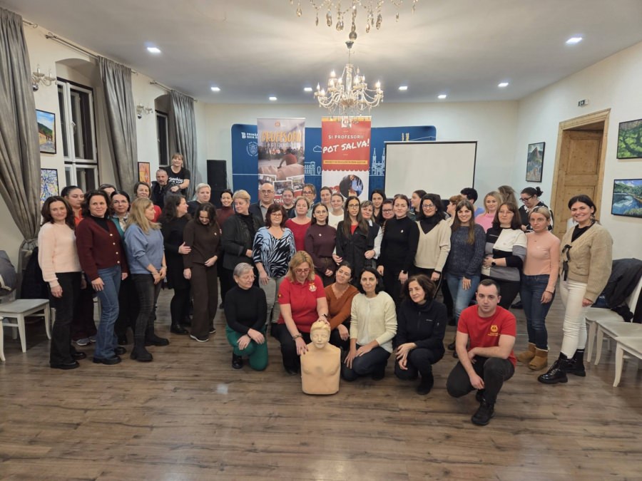 „Și profesorii pot salva!”: sesiuni de instruire pentru acordarea primului ajutor, destinate cadrelor didactice, nedidactice și personalului auxiliar de la Școala Gimnazială Baia Sprie