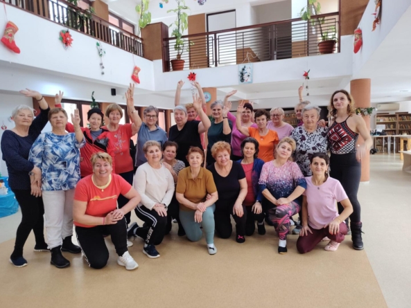 Centrul Rivulus Pueris: senioarele băimărene au început anul cu mișcare, energie, zâmbete și voie bună