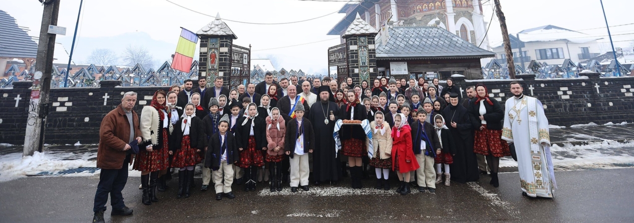 Preasfințitul Părinte Timotei Sătmăreanul s-a aflat în mijlocul credincioșilor Parohiei Ortodoxe „Nașterea Maicii Domnului” din localitatea Săpânța