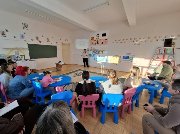 „Start în educație”: atelier de educație parentală la Grădinița Satu Nou de Sus