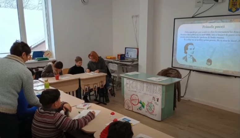 „Mihai Eminescu – Luceafărul care nu apune”: proiect cultural-artistic la Școala Gimnazială Specială Baia Mare