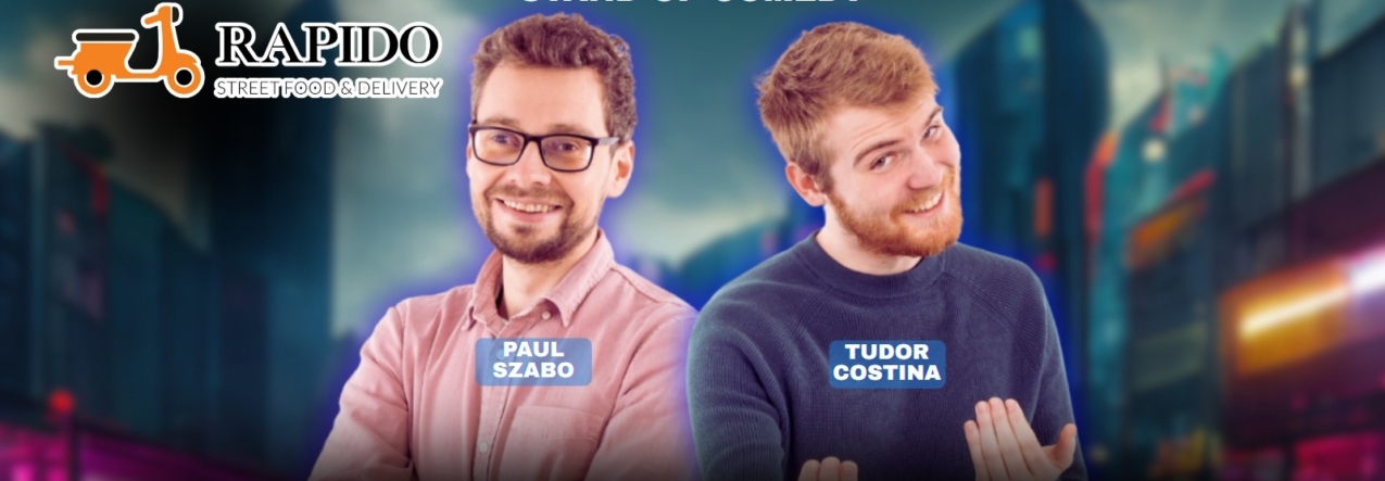 Stand-up Comedy „În viața reală” cu Paul Szabo și Tudor Costina, în Baia Mare