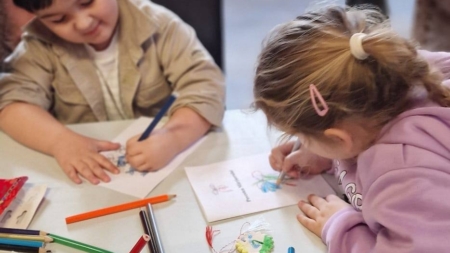 Ateliere de confecționat mărțișoare la Parohia „Înălțarea Domnului” din Baia Mare