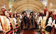 Duminica Ortodoxiei: Procesiune cu icoane în jurul Catedralei Episcopale „Sfânta Treime” din Baia Mare