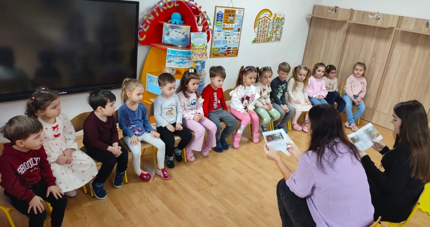 Ziua Națională a Lecturii, marcată de preșcolarii Grădiniței „Micul Prinț” din Baia Mare