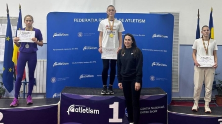 Maramureșeanca Maria Botiz a cucerit titlul de campioană națională U16 la pentatlon, în cadrul Campionatului Național de Sală – Probe Combinate