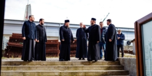 PS Timotei Sătmăreanul, vizită pe șantierul Catedralei Sf. Ierarh Iosif Mărturisitorul din Sighetu Marmației