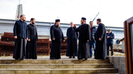 PS Timotei Sătmăreanul, vizită pe șantierul Catedralei Sf. Ierarh Iosif Mărturisitorul din Sighetu Marmației