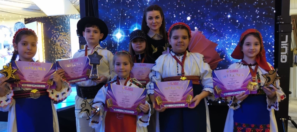 Elevii pregătiți de artista Livia Neag Nistea au cucerit numeroase premii la Concursul Internațional de Muzică Ușoară și Populară „Starurile Viitorului”