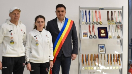 Campioana Nicoleta Sasu, aniversată la Târgu Lăpuș cu prilejul împlinirii a 40 de ani