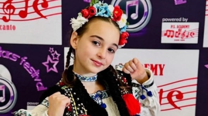 Carla Pop, o mică stea a folclorului maramureșean cu un palmares frumos de premii
