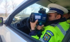 Polițiștii din Baia Mare au surprins o tânără de 24 de ani circulând cu 135 km/h