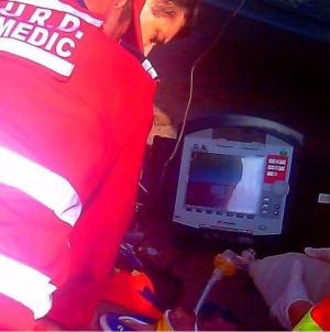 Intervenție SMURD pentru un bărbat găsit inconștient pe strada Melodiei din Baia Mare