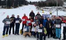 Polițiștii s-au întrecut la schi și snowboard pe Pârtia Olimpică din Borșa
