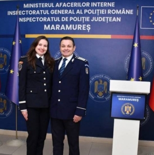 Tată și fiică, uniți de aceeași uniformă la IPJ Maramureș