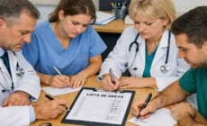 Sindicaliștii din sănătate strâng semnături pentru greva generală