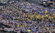 Profesori și studenți protestează la București împotriva măsurilor de austeritate