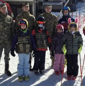 Promovarea carierei militare… pe zăpadă