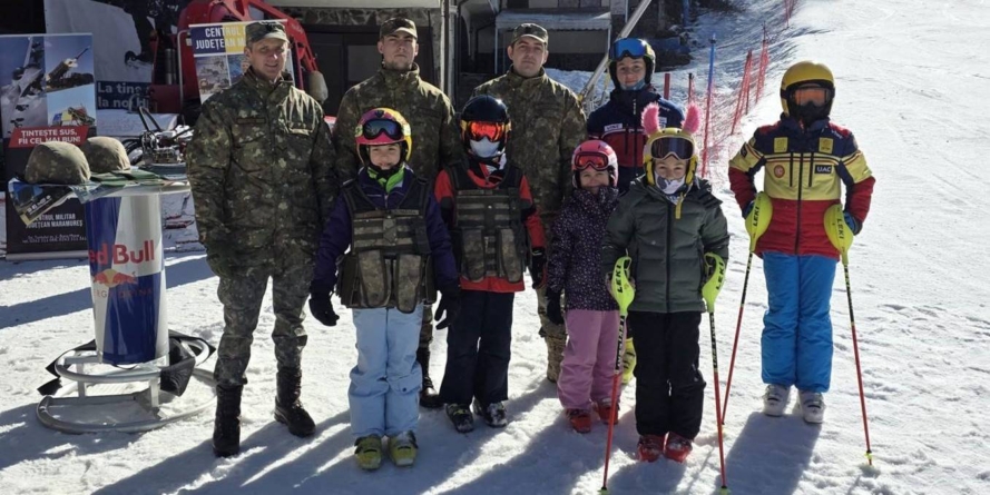 Promovarea carierei militare… pe zăpadă