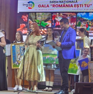 Prof. Irina Doce, alături de copiii Cercului de Pictură Borșa–Vișeu de Sus, vor fi prezenți la Gala Națională „România ești Tu”