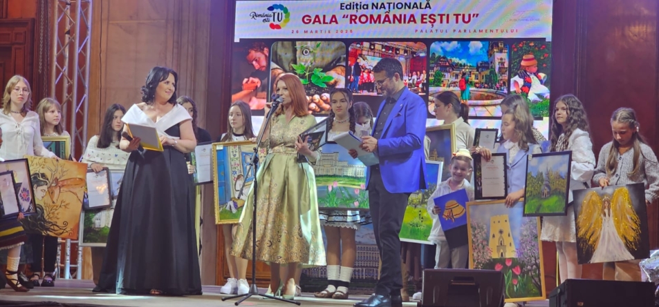 Prof. Irina Doce, alături de copiii Cercului de Pictură Borșa–Vișeu de Sus, vor fi prezenți la Gala Națională „România ești Tu”
