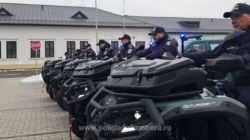 Opt ATV-uri noi pentru supravegherea frontierei montane au ajuns la ITPF Sighetu Marmației