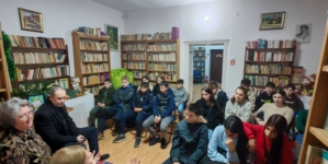 Elevii de la Școala Profesională Româno-Germană Vișeu de Sus au participat la o activitate de lectură biblică, dedicată Zilei Internaționale a Cititului Împreună
