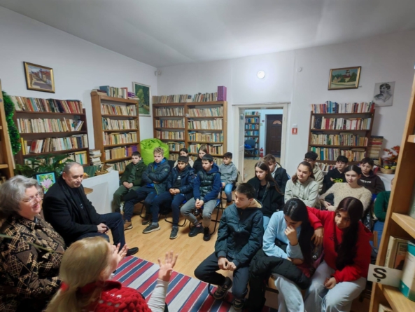 Elevii de la Școala Profesională Româno-Germană Vișeu de Sus au participat la o activitate de lectură biblică, dedicată Zilei Internaționale a Cititului Împreună