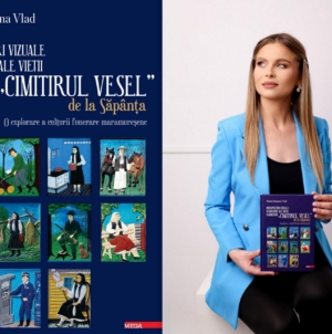 „Un drum lung, greu, dar plin de sens”: Îndrăgita artistă Daciana Vlad a publicat o carte despre Cimitirul Vesel de la Săpânța