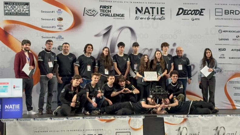 Calificare la etapa națională FIRST Tech Challenge România pentru echipa de robotică de la Colegiul Tehnic „George Barițiu”
