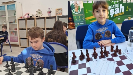 Rezultate remarcabile pentru doi șahiști ai Clubului de Șah „Tinerii Lei” în cadrul competițiilor desfășurate la Cluj-Napoca și Timișoara