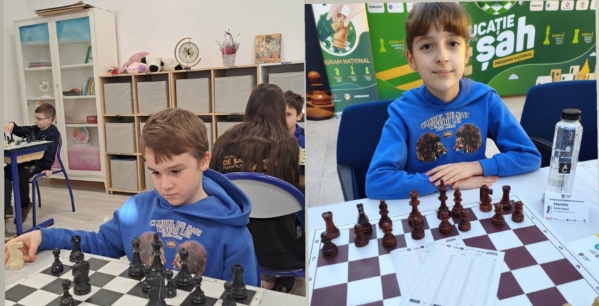 Rezultate remarcabile pentru doi șahiști ai Clubului de Șah „Tinerii Lei” în cadrul competițiilor desfășurate la Cluj-Napoca și Timișoara