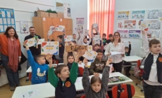 Proiectul „Desenează-mi viața ta”: lecție specială de limba franceză pentru elevii din Seini