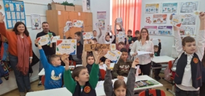 Proiectul „Desenează-mi viața ta”: lecție specială de limba franceză pentru elevii din Seini