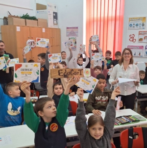 Proiectul „Desenează-mi viața ta”: lecție specială de limba franceză pentru elevii din Seini