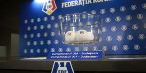 S-au stabilit grupele etapei regionale pentru campionatele de fotbal județene U19 și U17