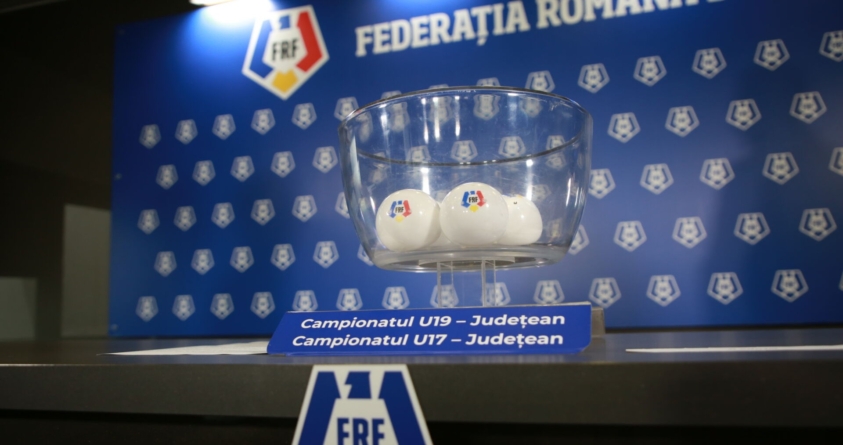 S-au stabilit grupele etapei regionale pentru campionatele de fotbal județene U19 și U17