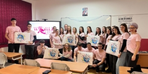 Elevii Liceului Teoretic „Bogdan Vodă” din Vișeu de Sus au marcat Ziua Internațională de Luptă împotriva Cancerului prin acțiuni de informare și conștientizare