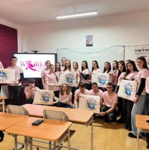 Elevii Liceului Teoretic „Bogdan Vodă” din Vișeu de Sus au marcat Ziua Internațională de Luptă împotriva Cancerului prin acțiuni de informare și conștientizare