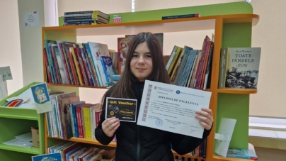 Eleva Mara Ropan Filip de la Școala Gimnazială „Alexandru Ioan Cuza” Baia Mare a câștigat premiul 1 la concursul „Mesajul meu antiviolență”
